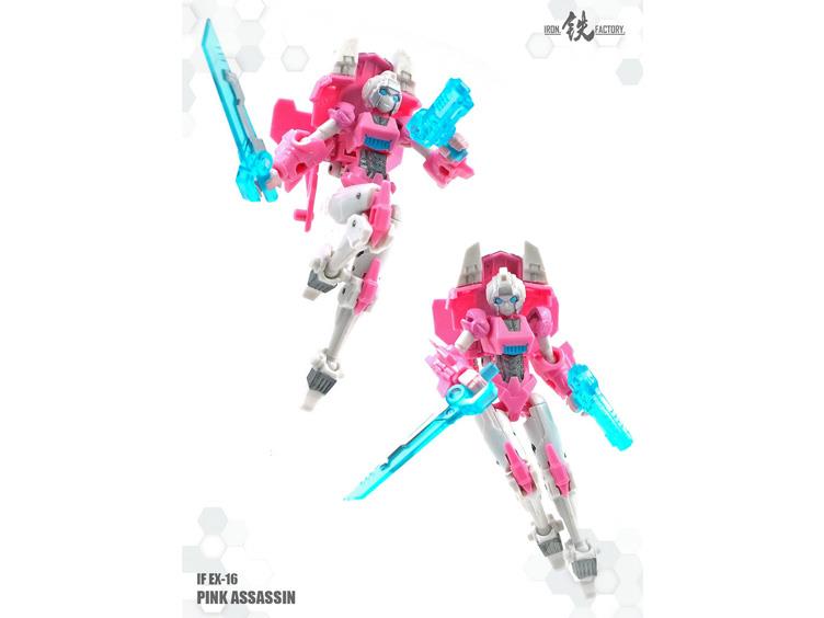 IF-EX16 Pink Assassin Images and Pre-orders Arcee Homage Figure